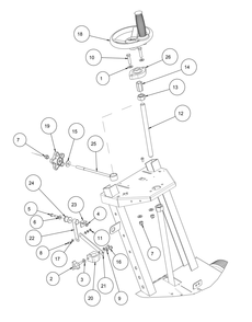 Section 04 Diagram and Parts List for MK-1610B 168611 MK Diamond Concrete Saw